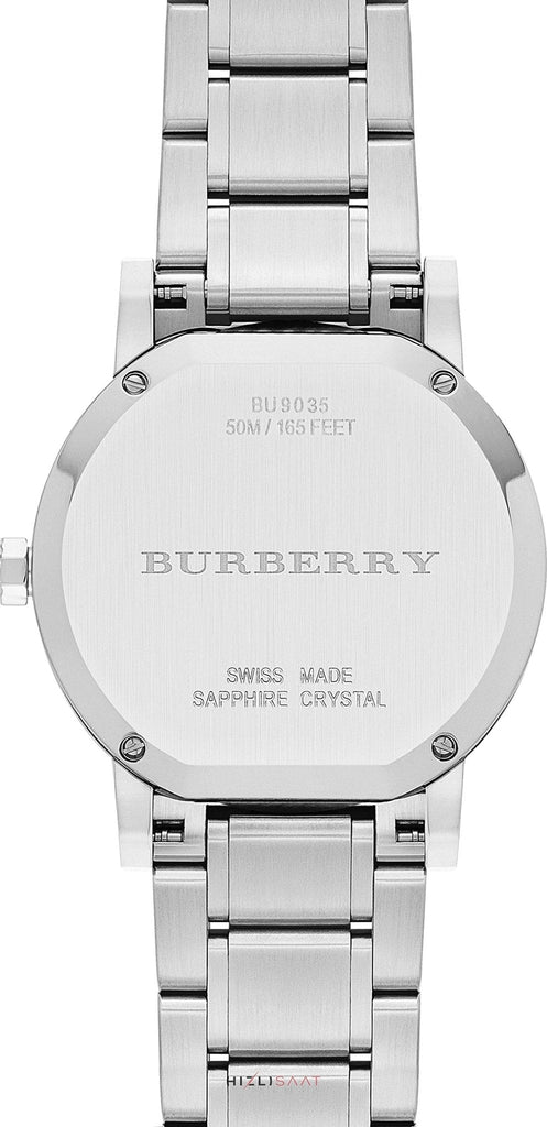 Burberry The City Silver Dial Silver Steel Strap Watch for Women - BU9035 Buy Now By Burberry