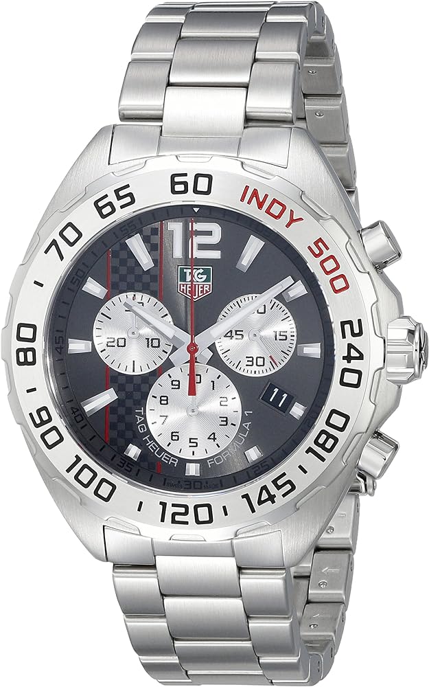 Tag Heuer Formula 1 Chronograph Grey Dial Silver Steel Strap Watch for Men - CAZ1114.BA0877 Buy Now By Tag Heuer