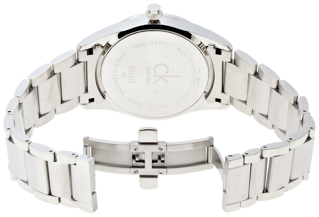 Calvin Klein Bold White Dial Silver Steel Strap Watch for Men - K2241120 Buy Now By Calvin Klein