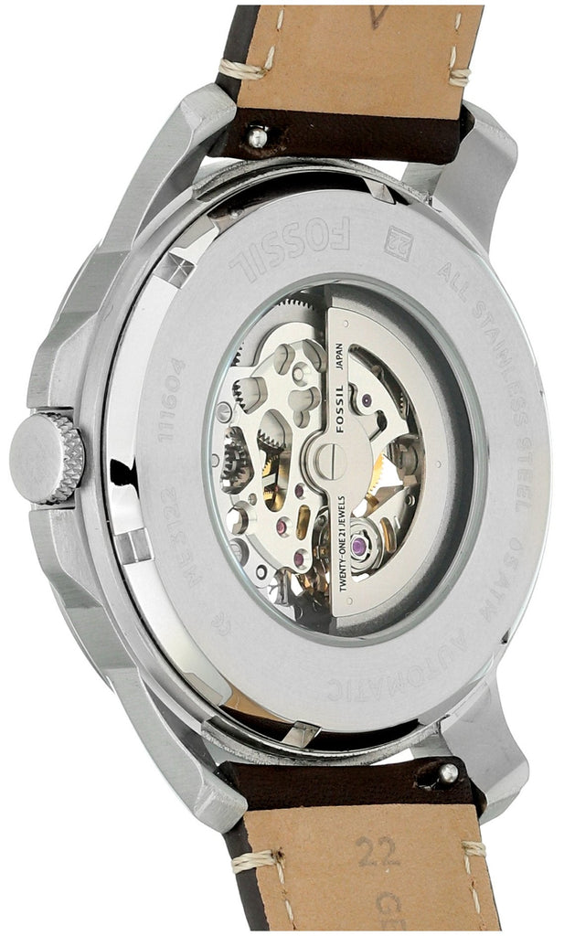 Fossil Grant Chronograph Cream Dial Brown Leather Strap Watch for Men - ME3122 Buy Now By Fossil