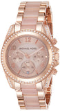Michael Kors Blair Chronograph Rose Gold Dial Two Tone Steel Strap Watch for Women - MK5943 Buy Now By Michael Kors