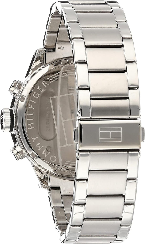 Tommy Hilfiger Cool Sport Multifunction Black Dial Silver Steel Strap Watch for Men - 1791141 Buy Now By Tommy Hilfiger