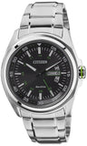 Citizen Eco Drive Urban Black Dial Silver Stainless Steel Watch For Men - AW0020-59EB Buy Now By Citizen