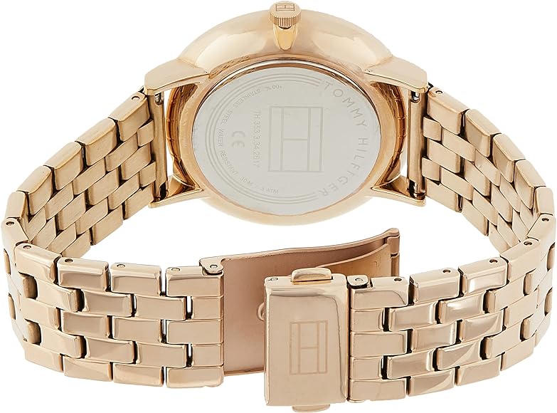 Tommy Hilfiger Jenna Quartz White Dial Rose Gold Steel Strap Watch for Women - 1782070 Buy Now By Tommy Hilfiger