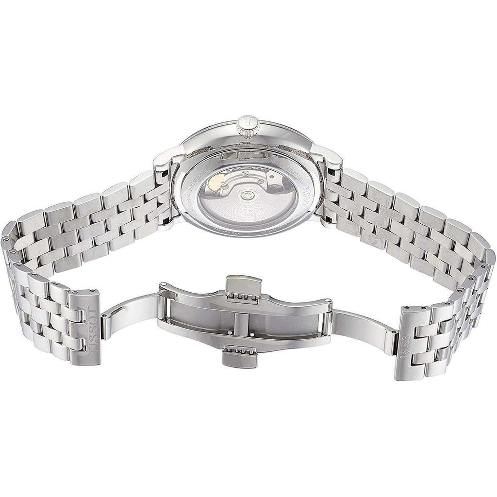 Tissot T Classic Carson Premium Powermatic 80 White Dial Silver Steel Strap Watch For Men - T122.407.11.031.00 Buy Now By Tissot