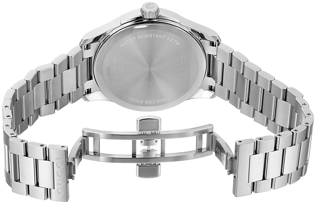 Gucci G Timeless Silver Dial Silver Steel Strap Unisex Watch - YA126442 Buy Now By Gucci