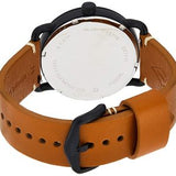 Fossil Commuter Three Hand Date Black Dial Brown Leather Strap Watch for Men - FS5276 Buy Now By Fossil