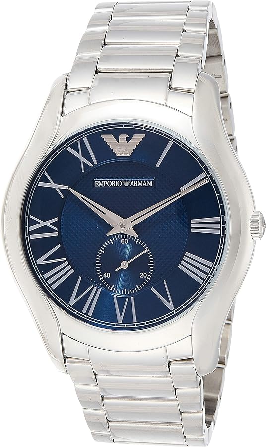 Emporio Armani Valente Quartz Blue Dial Silver Steel Strap Watch For Men - AR11085 Buy Now By Emporio Armani
