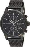 Hugo Boss Associate Black Dial Black Mesh Bracelet Watch for Men - 1513769 Buy Now By Hugo Boss