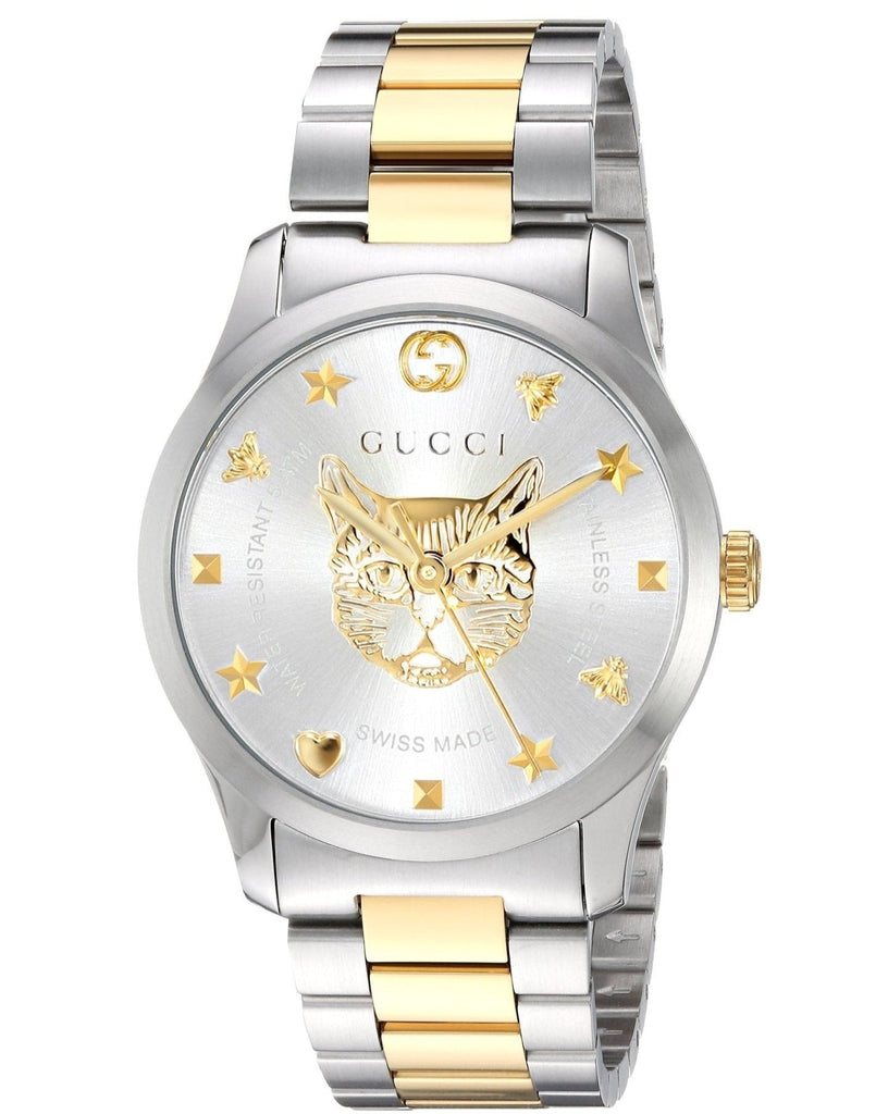 Gucci G Timeless Silver Dial Two Tone Steel Strap Watch For Women - YA1264074 Buy Now By Gucci