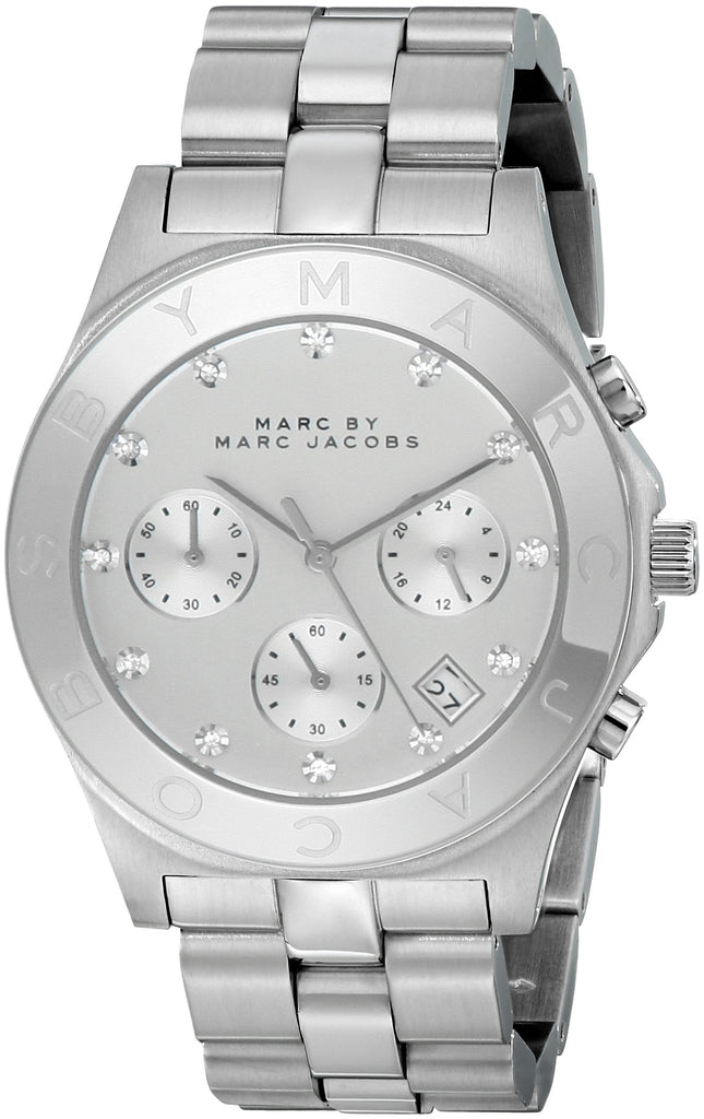 Marc Jacobs Blade White Dial SIlver Steel Strap Watch for Women - MBM3100 Buy Now By Marc Jacobs