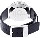 Calvin Klein Minimal Black Dial Black Leather Strap Watch for Men - K7621107 Buy Now By Calvin Klein