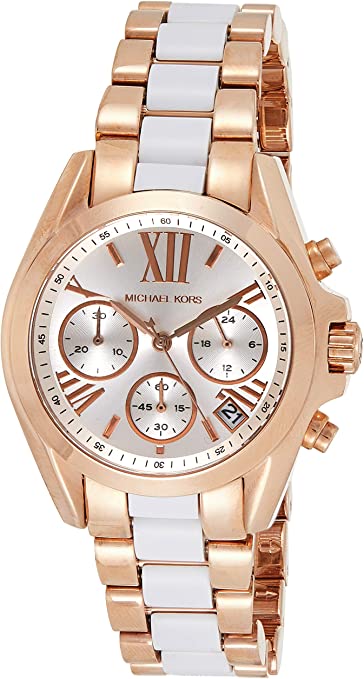 Michael Kors Bradshaw Silver Dial Two Tone Steel Strap Watch for Women - MK5907 Buy Now By Michael Kors