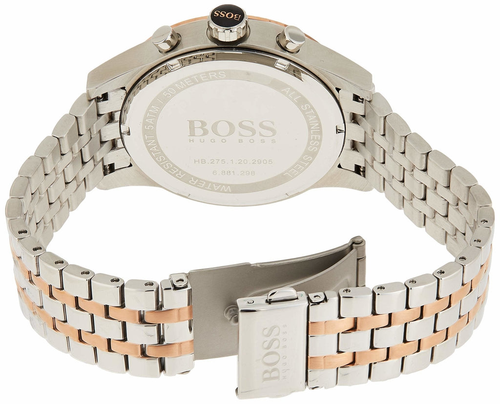 Hugo Boss Jet Silver Dial Two Tone Steel Strap Watch for Men - 1513385 Buy Now By Hugo Boss