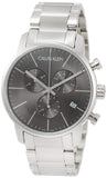 Calvin Klein City Chronograph Black Dial Silver Steel Strap Watch for Men - K2G27143 Buy Now By Calvin Klein