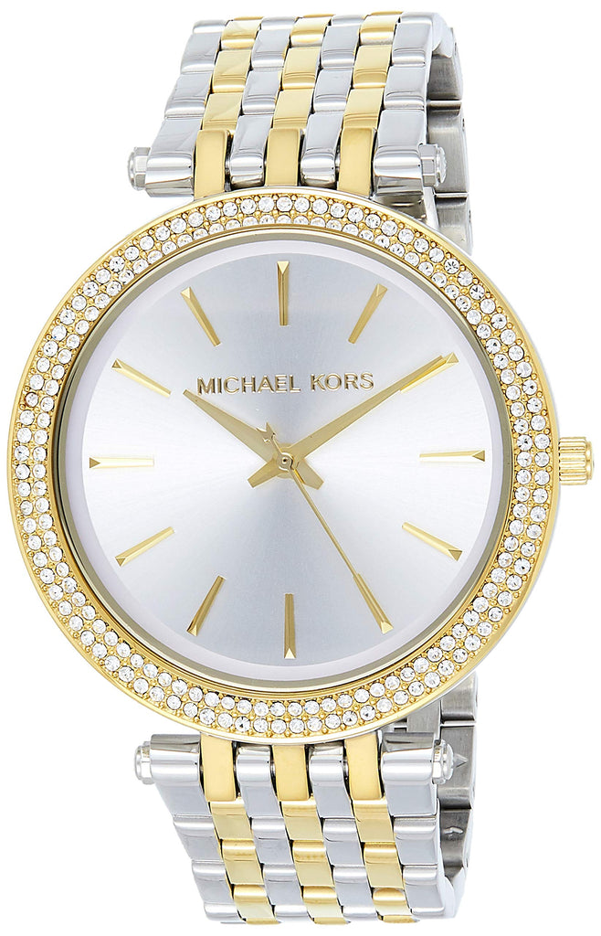 Michael Kors Darci Silver Dial Two Tone Stainless Steel Strap Watch for Women - MK3215 Buy Now By Michael Kors