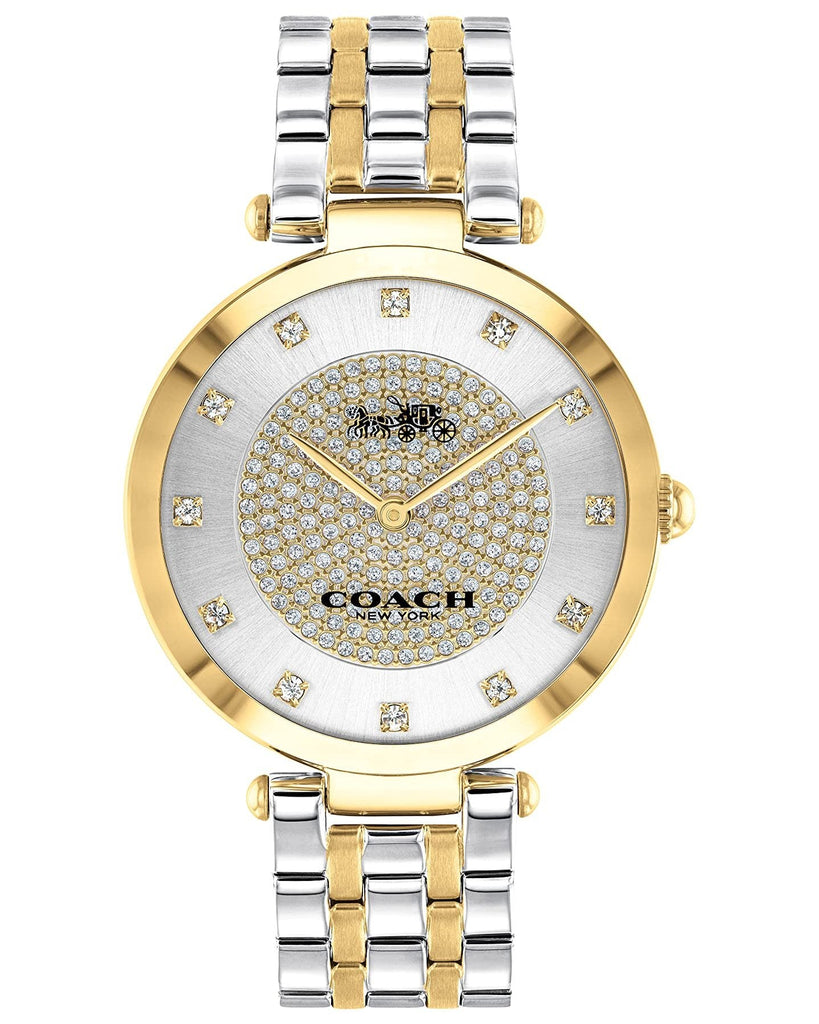 Coach Park Silver Dial Rose Gold Steel Strap Watch for Women - 14503735 Buy Now By Coach