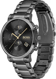 Hugo Boss Integrity Black Dial Black Steel Strap Watch for Men - 1513780 Buy Now By Hugo Boss