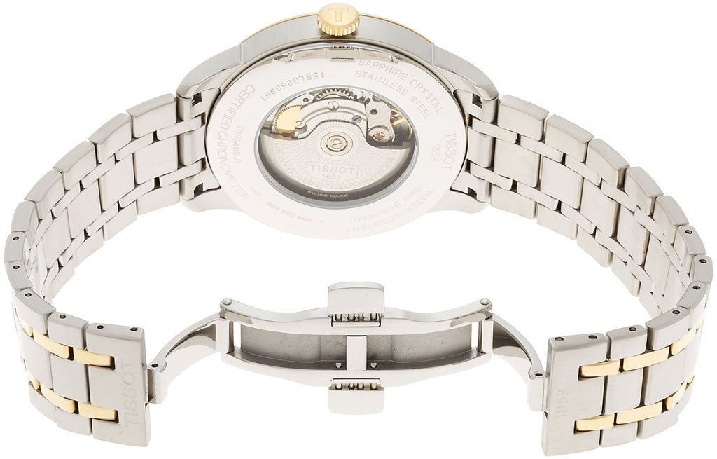 Tissot Chemin Des Tourelles Powermatic 80 Cosc Silver Dial Two Tone Steel Strap Watch For Men - T099.408.22.038.00 Buy Now By Tissot