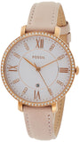Fossil Jacqueline White Dial Pink Leather Strap Watch for Women - ES4303 Buy Now By Fossil