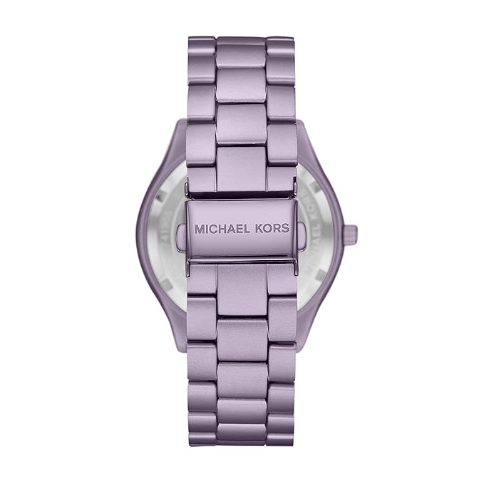 Michael Kors Slim Runway Quartz Purple Dial Purple Steel Strap Watch For Women - MK4540 Buy Now By Michael Kors