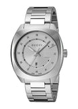 Gucci GG2570 Diamonds White Dial Silver Steel Strap Watch For Women - YA142403 Buy Now By Gucci