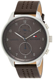 Tommy Hilfiger Chase Quartz Brown Dial Brown Leather Strap Watch for Men - 1791579 Buy Now By Tommy Hilfiger