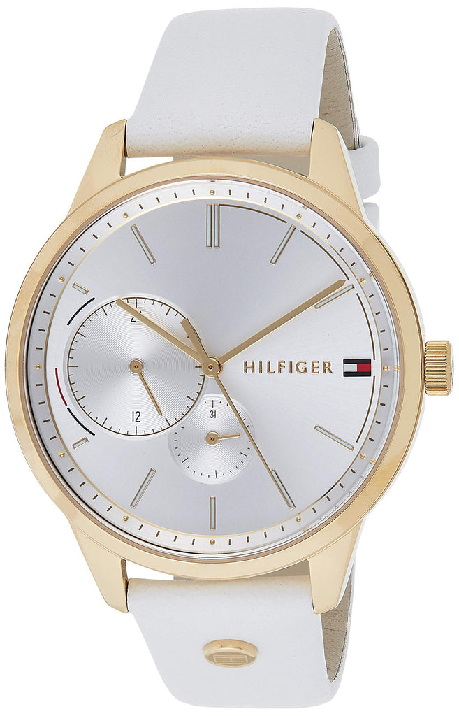 Tommy Hilfiger Brooklyn Quartz White Dial White Leather Strap Watch for Women - 1782018 Buy Now By Tommy Hilfiger