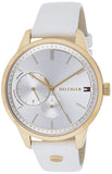 Tommy Hilfiger Brooklyn Quartz White Dial White Leather Strap Watch for Women - 1782018 Buy Now By Tommy Hilfiger
