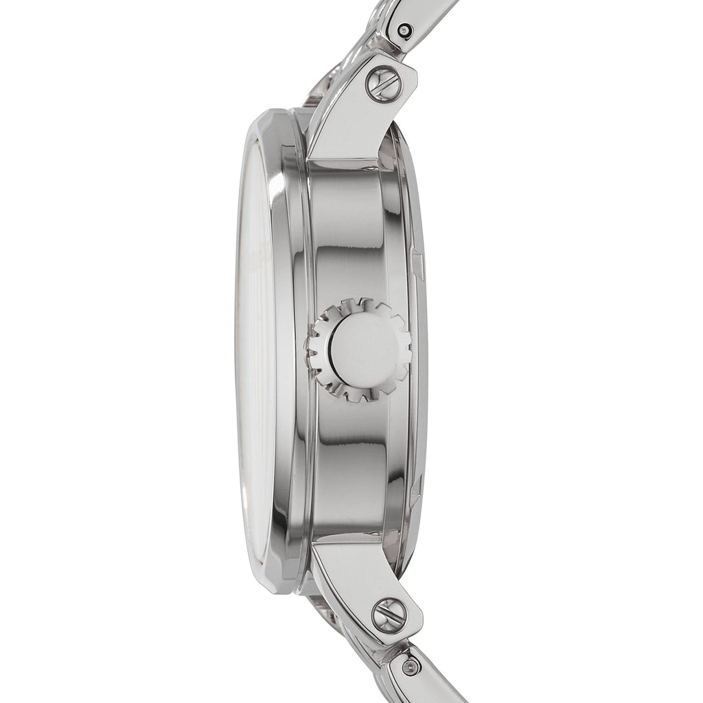 Fossil Boyfriend Automatic Skeleton Silver Dial Silver Steel Strap Watch for Women - ME3067 Buy Now By Fossil