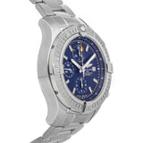 Breitling Avenger Chronograph 45mm Blue Dial Silver Steel Strap Watch for Men - A13317101C1A1 Buy Now By Breitling