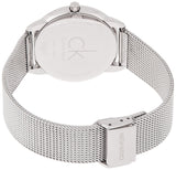 Calvin Klein Minimalist Black Dial Silver Mesh Bracelet Watch for Men - K3M2112X Buy Now By Calvin Klein