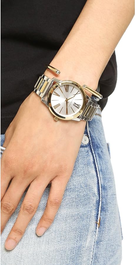 Michael Kors Hartman Quartz White Dial Two Tone Steel Strap Watch For Women - MK3521 Buy Now By Michael Kors