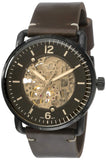 Fossil Commuter Automatic Black Dial Brown Leather Strap Watch for Men - ME3158 Buy Now By Fossil