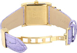 Versace Day Glam Chronograph Gold Dial Purple Leather Strap Watch for Women - VQF040015 Buy Now By Versace