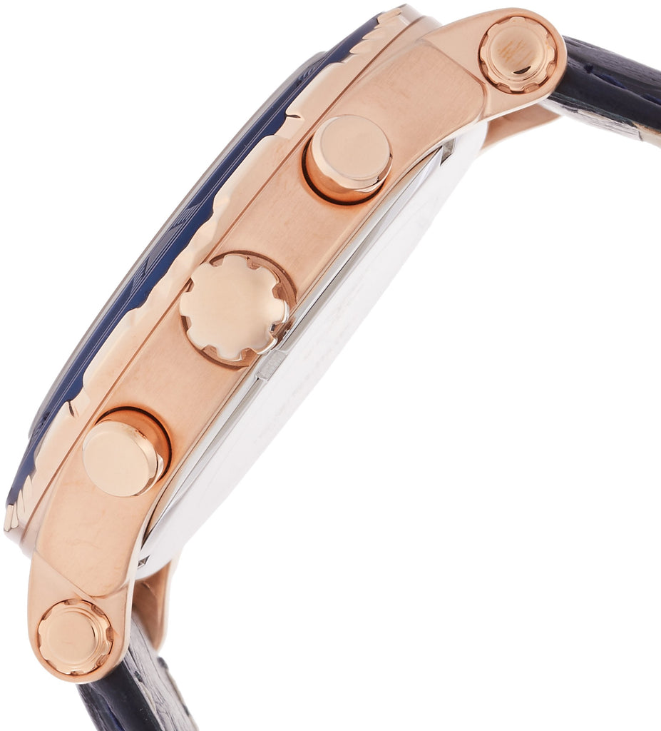 Guess Pinnacle Chronograph White Dial Blue Leather Strap Watch For Men - W0673G6 Buy Now By Guess