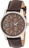 Fossil Twist Chronograph Multifunction Taupe Dial Brown Leather Strap Watch for Men - ME1098 Buy Now By Fossil