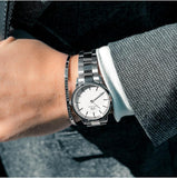 Daniel Wellington Iconic White Dial Silver Steel Strap Watch For Men - DW00100341 Buy Now By Daniel Wellington