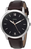Fossil The Minimalist 3H Black Dial Brown Leather Strap Watch for Men - FS5464 Buy Now By Fossil