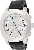 Emporio Armani Sportivo Chronograph Silver Dial Black Leather Strap Watch For Men - AR6054 Buy Now By Emporio Armani