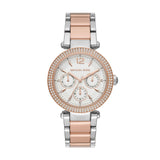 Michael Kors Parker White Dial Two Tone Steel Strap Watch for Women - MK5820 Buy Now By Michael Kors