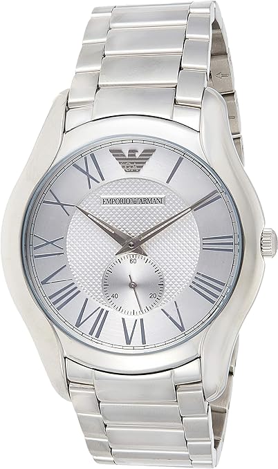 Emporio Armani Dress Quartz Silver Dial Silver Steel Strap Watch For Men - AR11084 Buy Now By Emporio Armani
