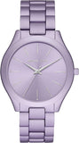 Michael Kors Slim Runway Quartz Purple Dial Purple Steel Strap Watch For Women - MK4540 Buy Now By Michael Kors