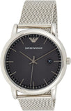 Emporio Armani Luigi Quartz Grey Dial Silver Mesh Bracelet Watch For Men - AR11069 Buy Now By Emporio Armani