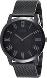 Guess Richmond Black Dial Black Mesh Bracelet Watch for Men - W1263G3 Buy Now By Guess