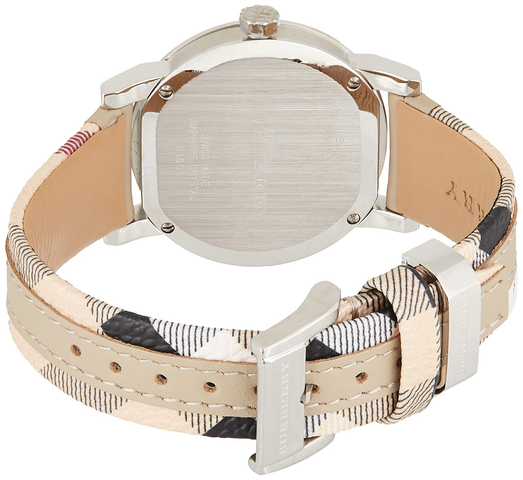 Burberry The City White Dial Beige Leather Strap Watch for Women - BU9132 Buy Now By Burberry