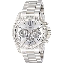 Michael Kors Bradshaw Chronograph Silver Dial Silver Steel Strap Watch For Women - MK6537 Buy Now By Michael Kors