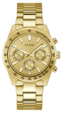 Guess Analog Chronograph Gold Dial Gold Steel Strap Watch for Men - GW0329G3 Buy Now By Guess