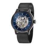 Maserati Epoca Automatic Skeleton Blue Dial Mesh Bracelet Watch For Men - R8823118002 Buy Now By Maserati