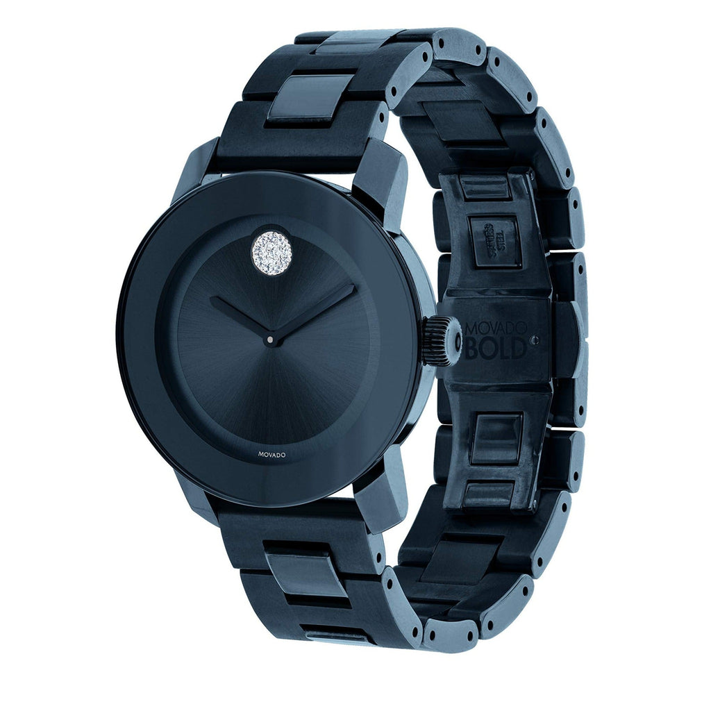 Movado Bold Blue Dial Blue Steel Strap Watch For Women - 3600388 Buy Now By Movado